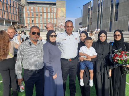 تخربج دفعه اخرى من رجال الاطفاء والانقاذ من بينهم عدد من ابناء مجتمعنا العربي.